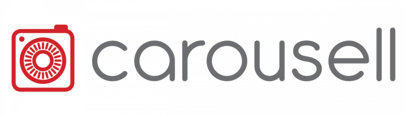Carousell logo featuring a camera icon and the brand name, relevant to appliance repair services and customer engagement links.